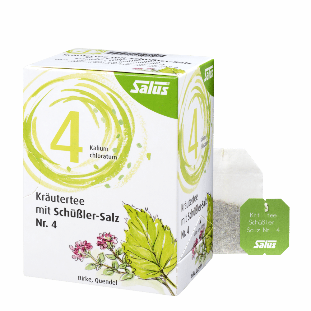 krautertee mit schussler salz nr 4