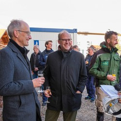 Richtfest für das neue Biomasseheizwerk