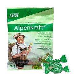 Salus Alpenkraft Bayerische Kräuterbonbons mit Honig, Malz und Kräuterextrakten