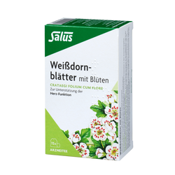 Salus Weißdornblätter mit Blüten