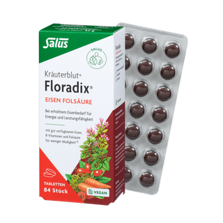 Salus Kräuterblut Floradix Eisen Folsäure Tabletten