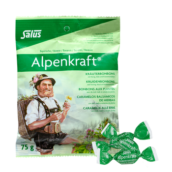 Salus Alpenkraft Bayerische Kräuterbonbons mit Honig, Malz und Kräuterextrakten