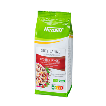 Schoenenberger Hensel Gute Laune Bio-Müsli Erdbeer-Schoko