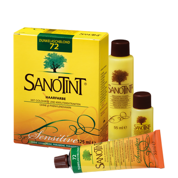 Schoenenberger Sanotint sensitive Haarfarbe Nr. 72 „Dunkelaschblond“