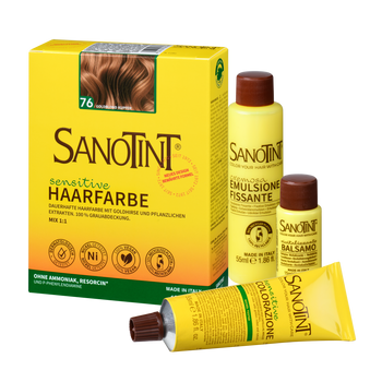Schoenenberger Sanotint sensitive Haarfarbe Nr. 76 „Goldblond Kupfer“