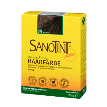 Schoenenberger Sanotint sensitive Haarfarbe Nr. 74 „Hellbraun“