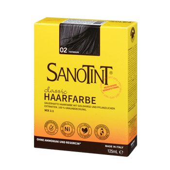 Schoenenberger Sanotint classic Haarfarbe Nr. 02 „Tiefbraun“