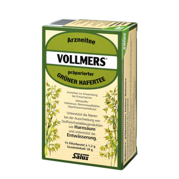 Salus Vollmers präparierter Grüner Hafertee