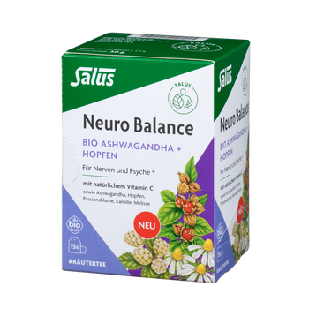Salus Neuro Balance Bio Ashwagandha + Hopfen Tee