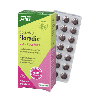 Salus Kräuterblut Floradix Eisen Folsäure Tabletten