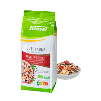 Schoenenberger Hensel Gute Laune Bio-Müsli Erdbeer-Schoko