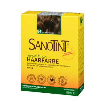 Schoenenberger Sanotint sensitive Haarfarbe Nr. 84 „Goldbraun Kupfer“