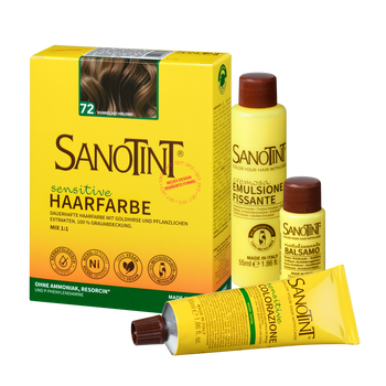 Schoenenberger Sanotint sensitive Haarfarbe Nr. 72 „Dunkelaschblond“