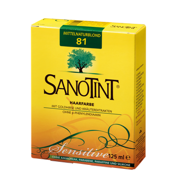 Schoenenberger Sanotint Haarfarbe sensitive Nr. 81 „Mittelnaturblond“