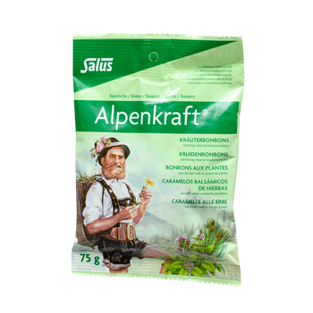 Salus Alpenkraft Bayerische Kräuterbonbons mit Honig, Malz und Kräuterextrakten