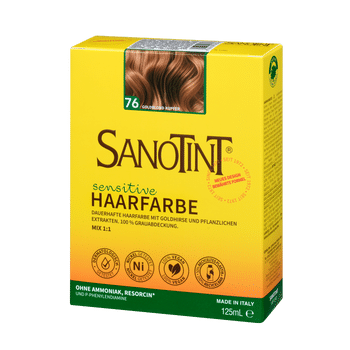 Schoenenberger Sanotint sensitive Haarfarbe Nr. 76 „Goldblond Kupfer“