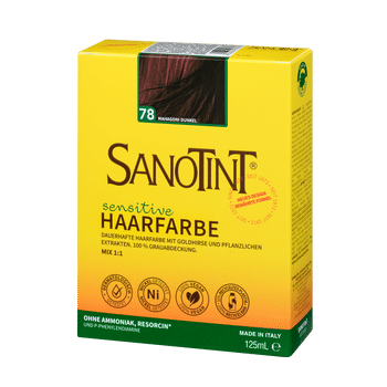 Schoenenberger Sanotint sensitive Haarfarbe Nr. 78 „Mahagoni Dunkel“