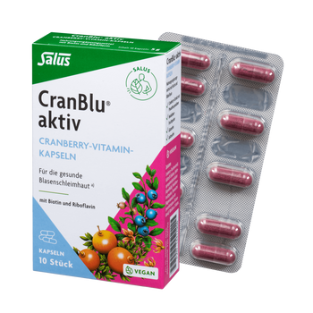 Salus CranBlu aktiv Cranberry-Vitamin-Kapseln