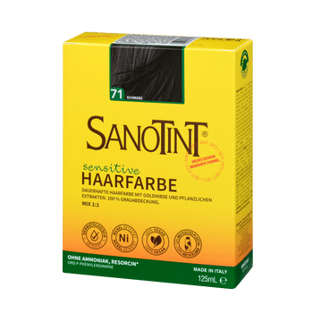 Schoenenberger Sanotint sensitive Haarfarbe Nr. 71 „Schwarz“