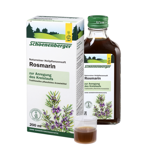 Schoenenberger® Rosmarin, Naturreiner Heilpflanzensaft