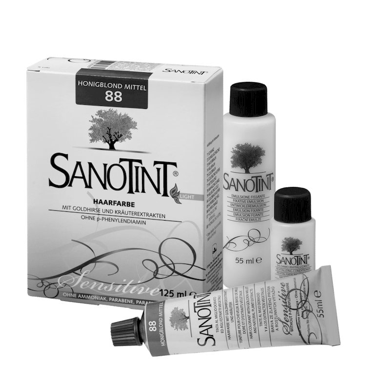 SANOTINT® Haarfarbe sensitive „light“ Nr. 88 „Honigblond Mittel“