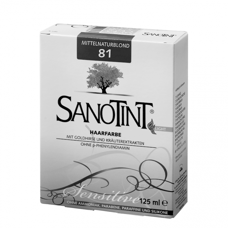 SANOTINT® Haarfarbe sensitive „light“ Nr. 81 „Mittelnaturblond“