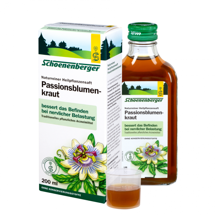 Schoenenberger® Passionsblumenkraut, Naturreiner Heilpflanzensaft