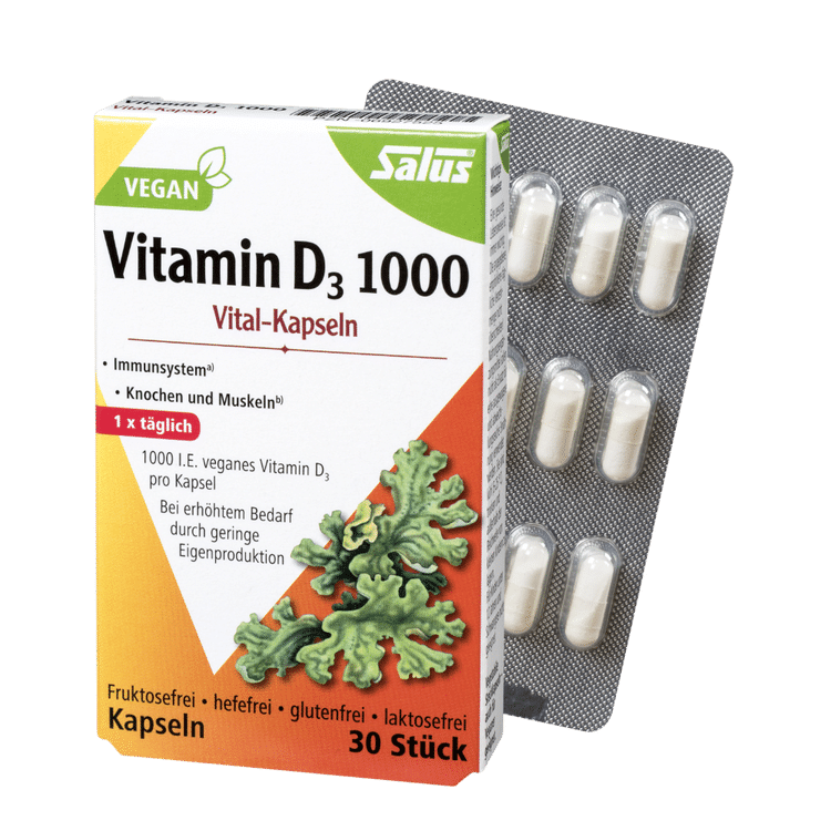 Salus® Vitamin D3 1000 Vital-Kapseln